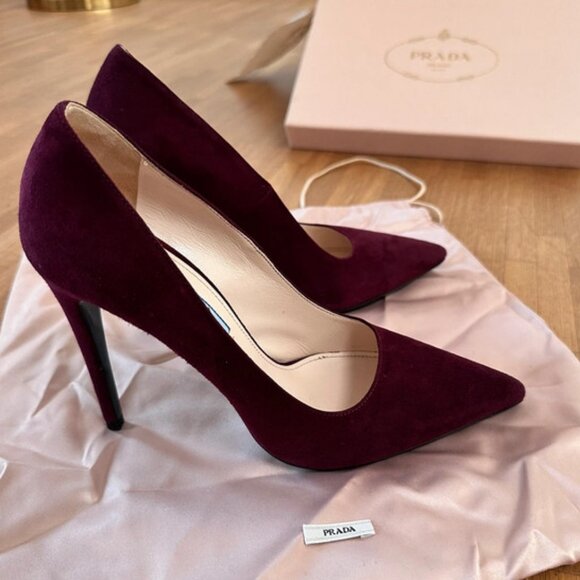 Prada Suede Stiletto - Picture 1 of 9